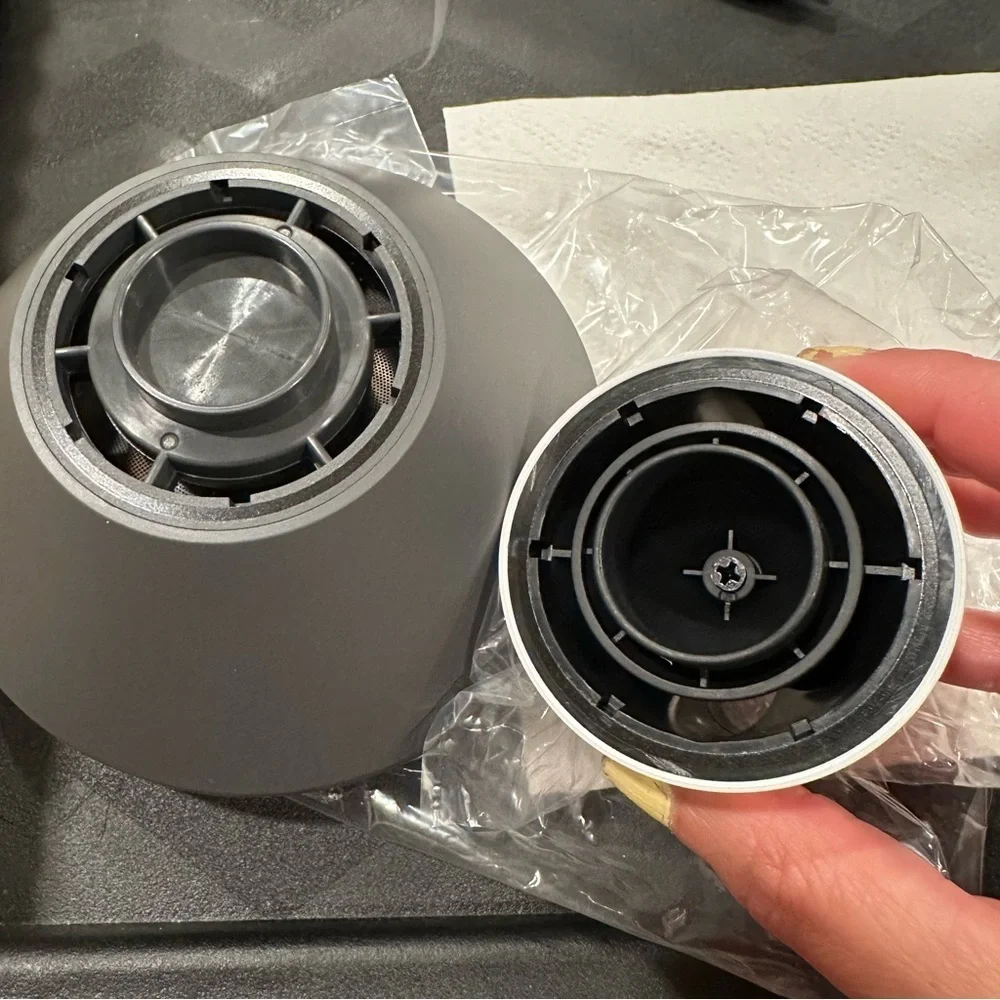 Pearly White High-Speed Ionic Hair Dryer: 150000 RPM Brushless Motor #QC4